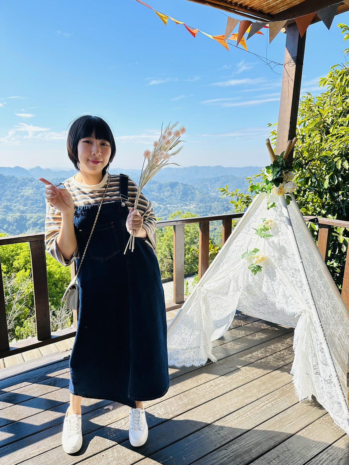 【蟬說:山中靜靜】台中酒桶山豪華秋冬露營,桂花弄帳篷區絕美景