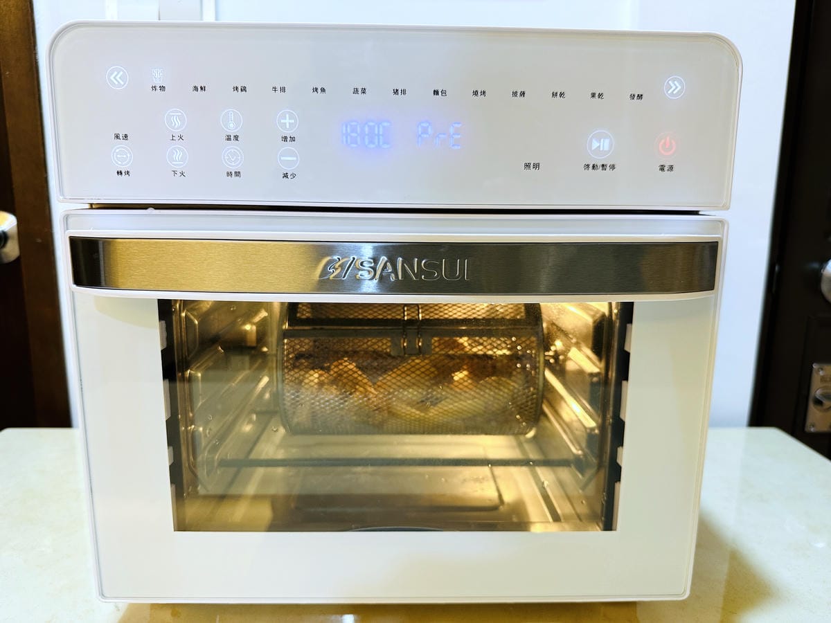 【SANSUI山水】15L旋風溫控智能氣炸烤箱SAF-588