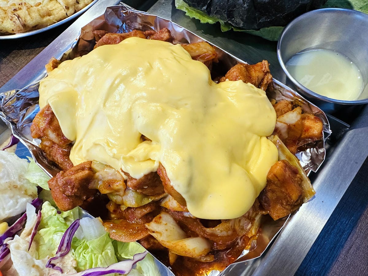 【韓雞一號 倉尺洞】宜蘭壯圍超人氣韓式料理,經典鐵板料理改版