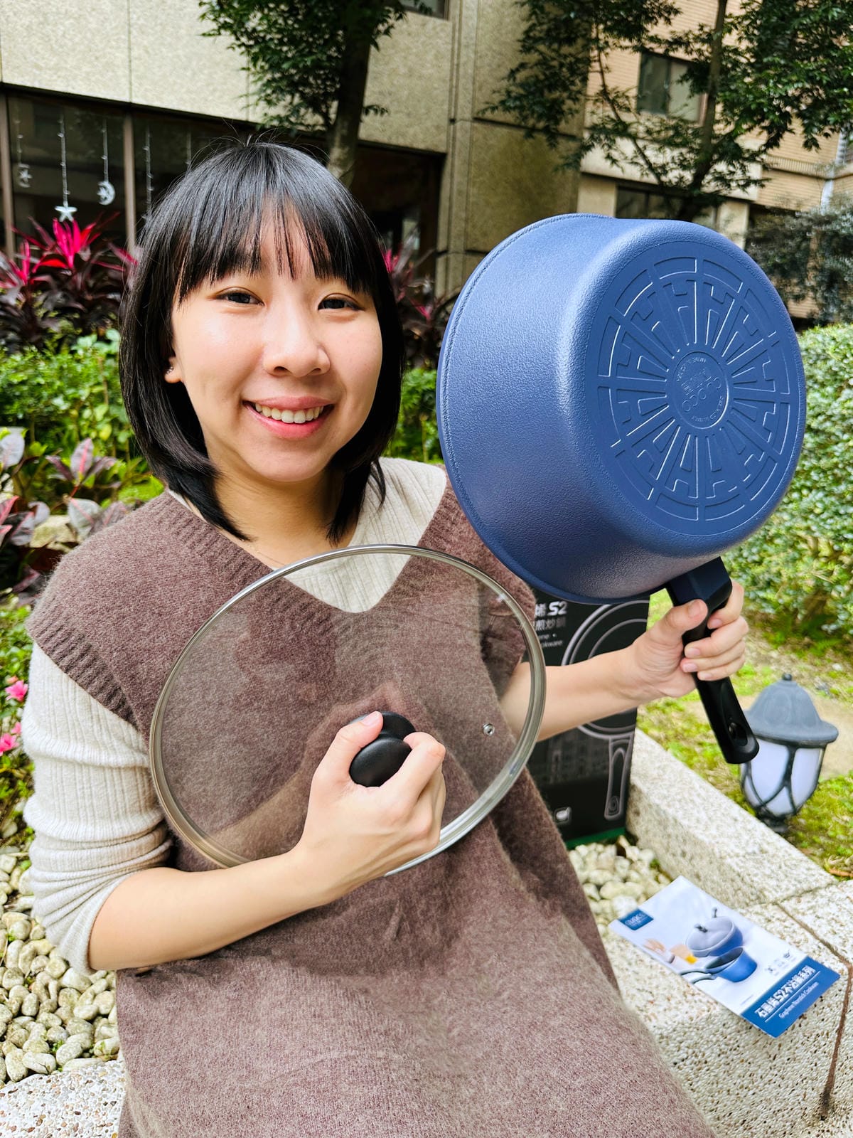 【義大利CUOCO石墨烯小帥鍋】專利石墨烯S2深煎炒鍋,鍋面