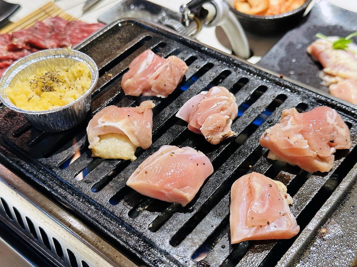 【牛燒肉Yakiniku】新北新店燒肉推薦!「豪華海陸雙人餐
