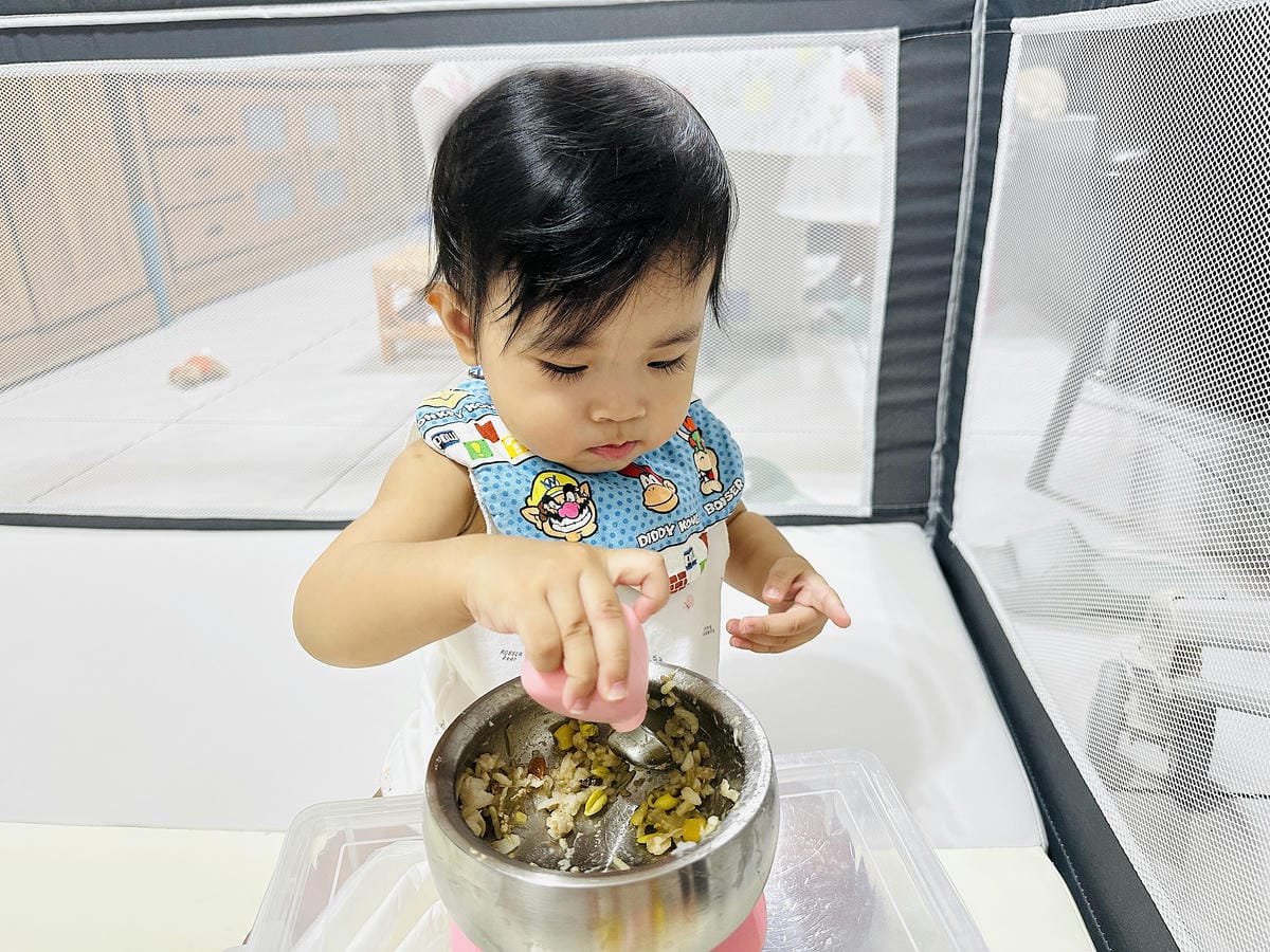 【little.b 316雙層不鏽鋼學習餐具】蒙特梭利教育推