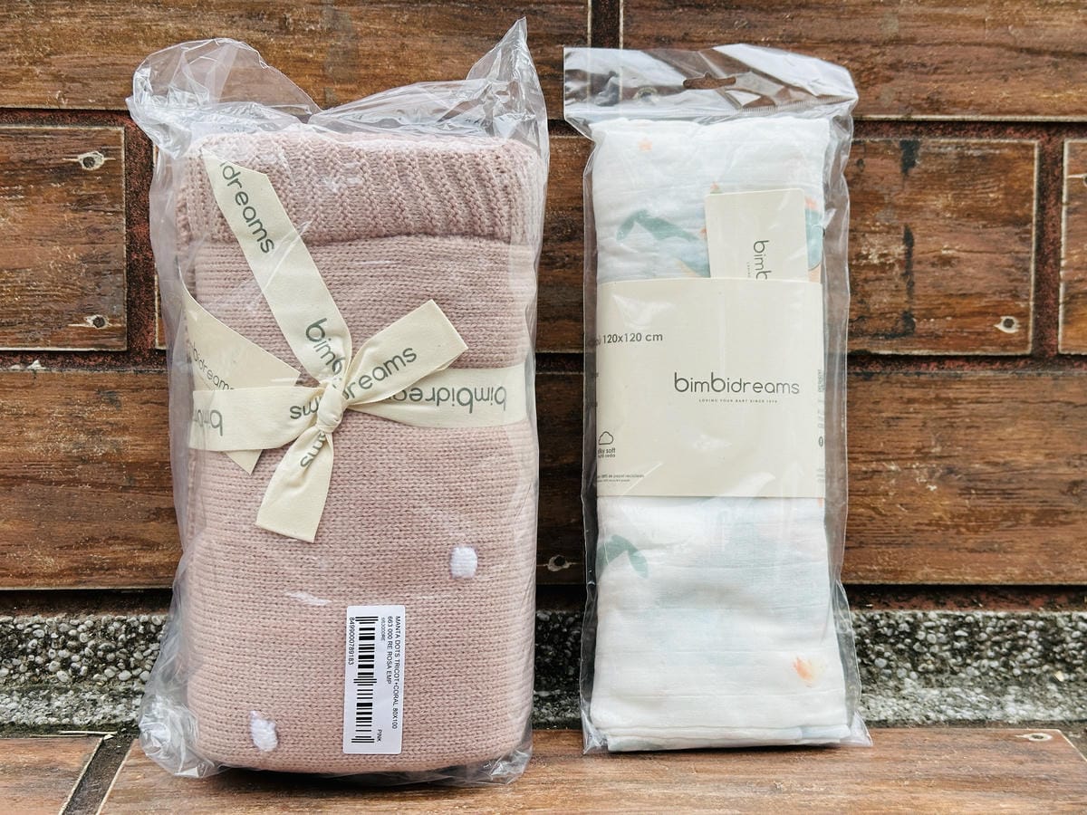 【奇哥】bimbidreams針織珊瑚絨雙面毯bimbid