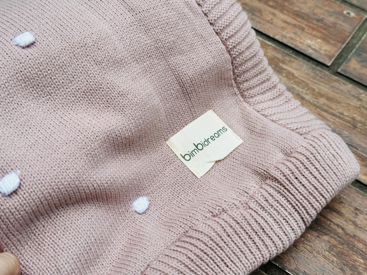 【奇哥】bimbidreams針織珊瑚絨雙面毯bimbid