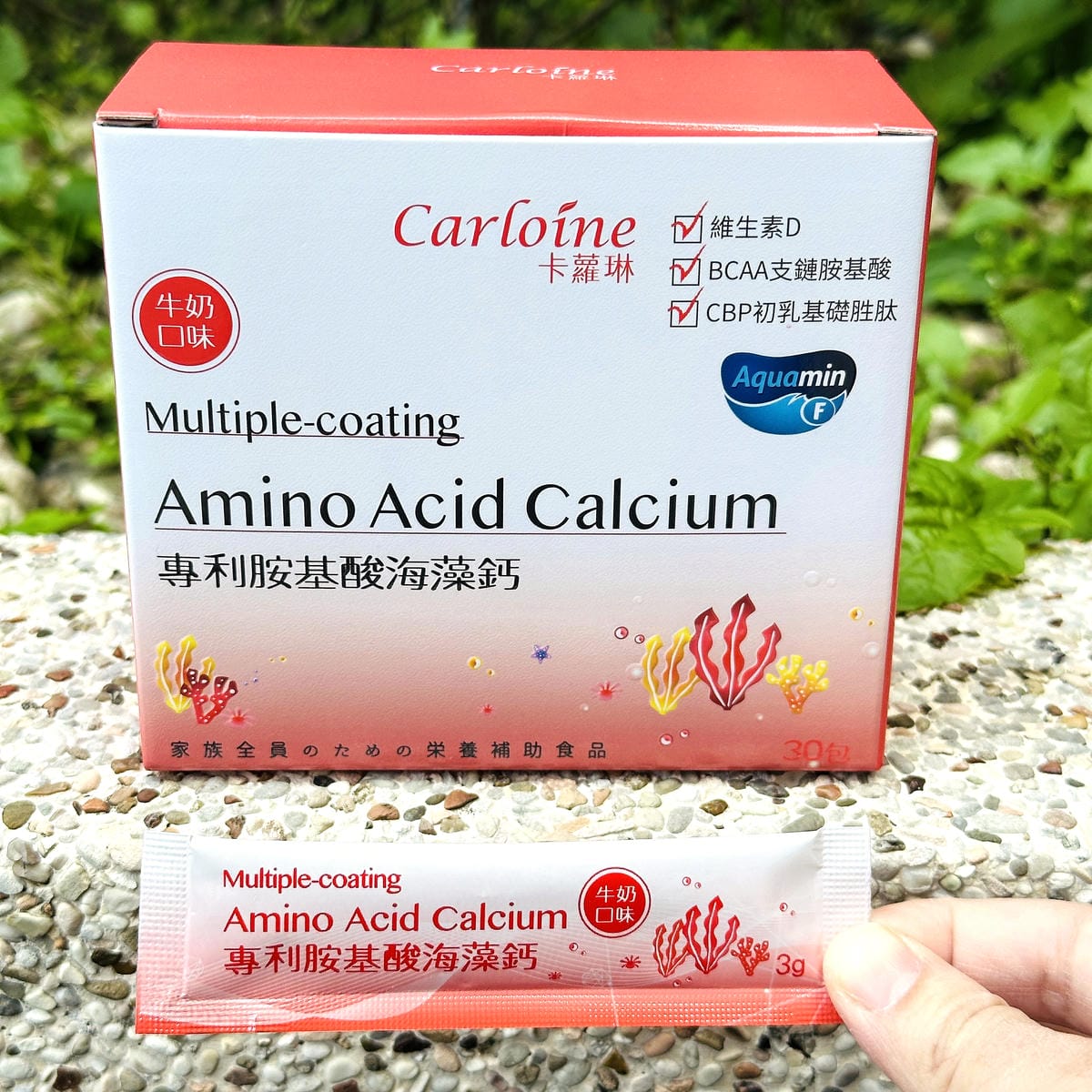 【卡蘿琳Carloine】專利消化益生菌x專利胺基酸海藻鈣,