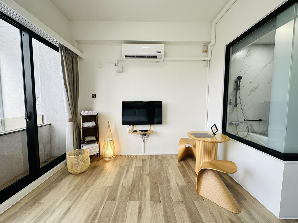 【安平胡桃民宿】台南安平包棟民宿推薦!帶你體驗獨特景觀泡腳池