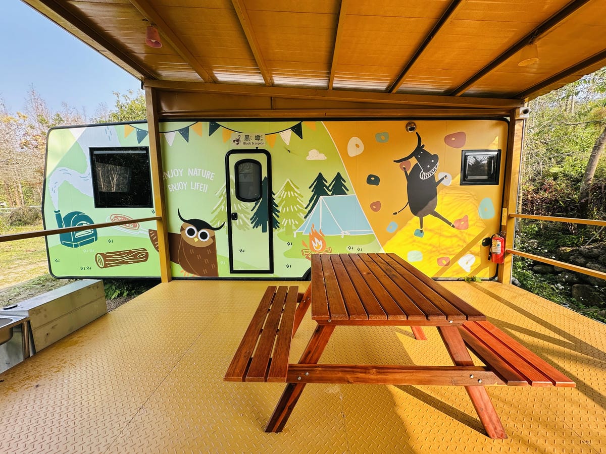 【築夢森居】嘉義親子旅行必訪!野奢豪華露營車開箱,超多元體驗