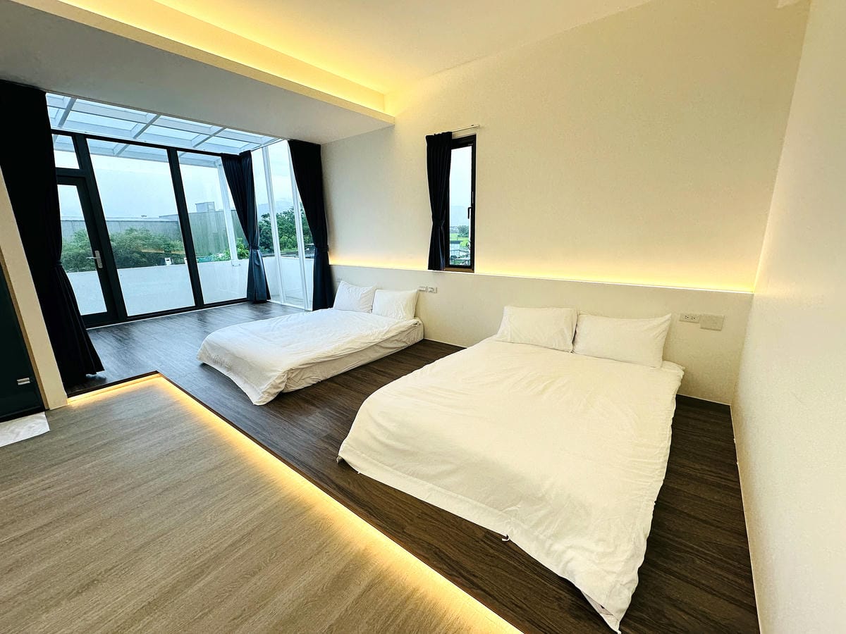 【田邊走走2館】宜蘭冬山親子包棟民宿首選!被稻田環抱的療癒空