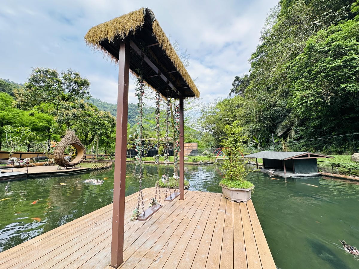 【鳳梨屋水上莊園】宜蘭員山超人氣親子景點!一泊三食住進落羽松