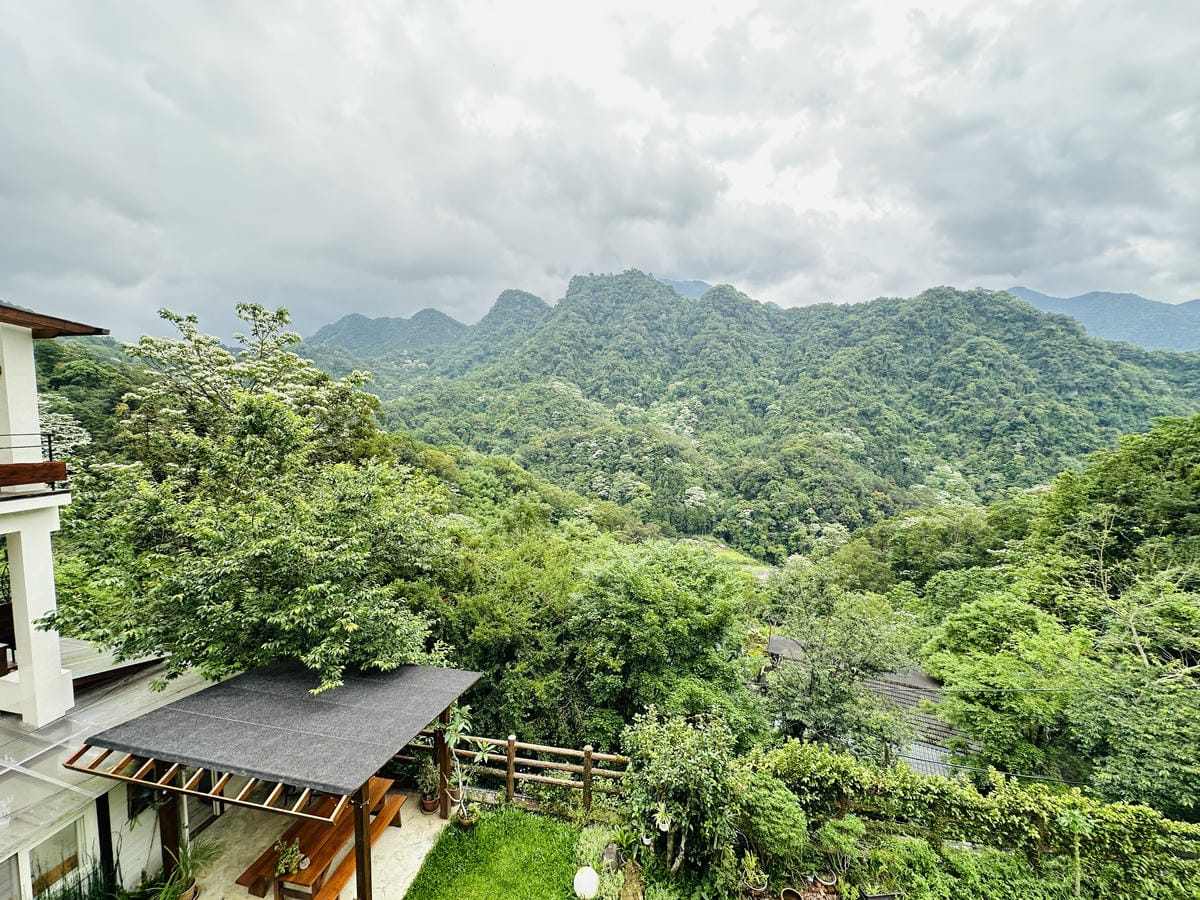 【山行寄野山行玫瑰】苗栗南庄山林秘境民宿與景觀咖啡廳,靜謐