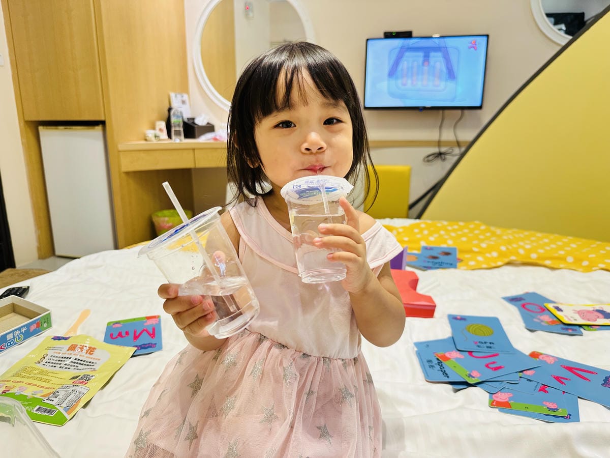 【黃色風箏】台南親子住宿開箱滑梯房、沙坑、搖搖馬玩到不想退