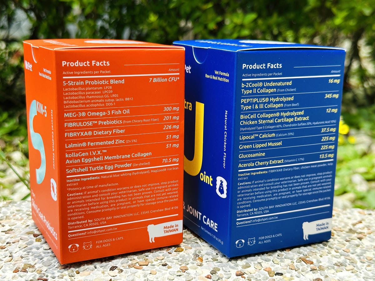 【Oh!Pet】狗狗益生菌+關節保健實測小臘腸咪咪日常補