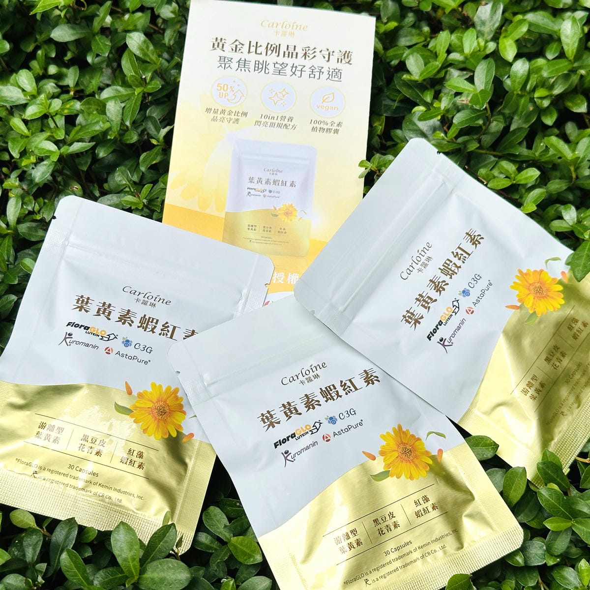 【卡蘿琳 Carloine】葉黃素蝦紅素評價忙碌媽媽如何兼