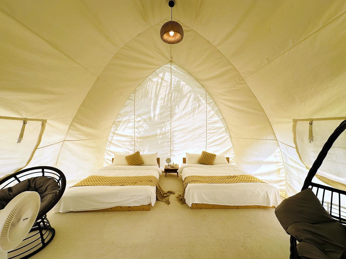 【哈比雪兒露營區】彰化懶人露營一泊三食免裝備,親子帳棚住宿