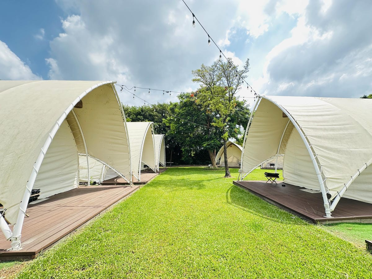 【哈比雪兒露營區】彰化懶人露營一泊三食免裝備,親子帳棚住宿