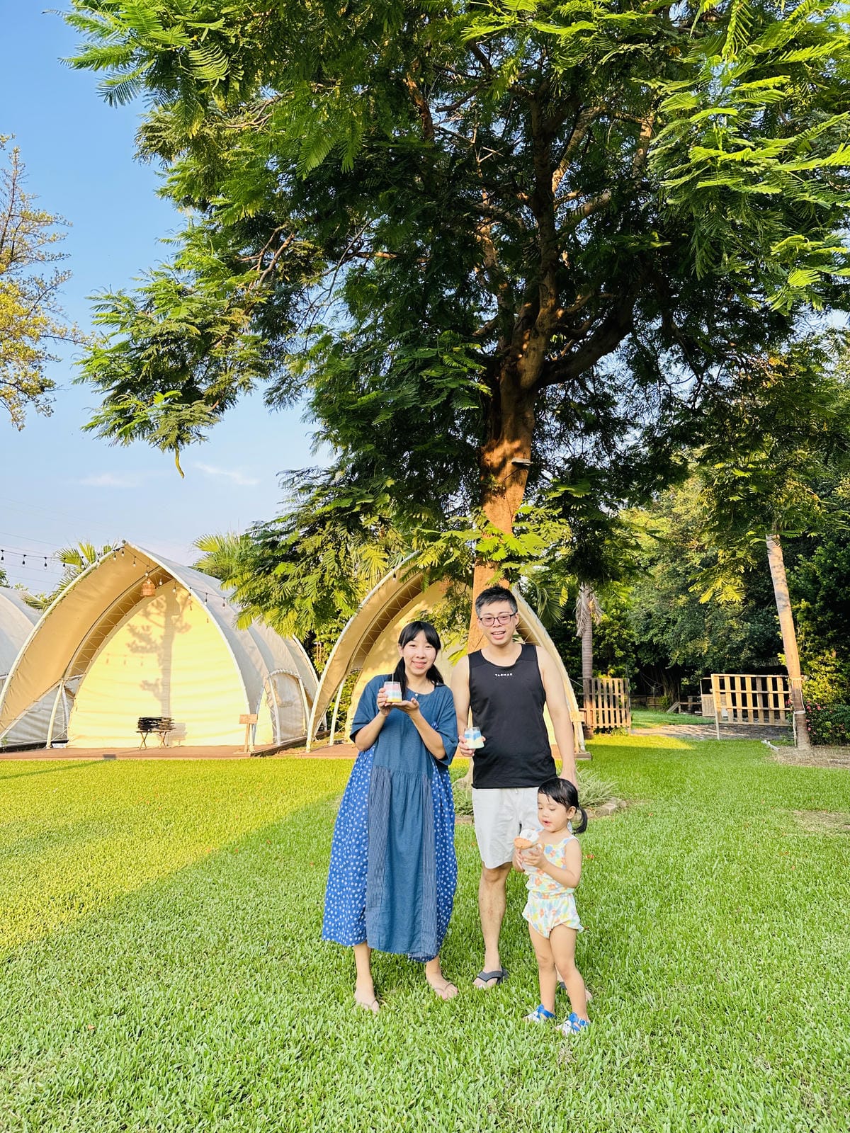 【哈比雪兒露營區】彰化懶人露營一泊三食免裝備,親子帳棚住宿