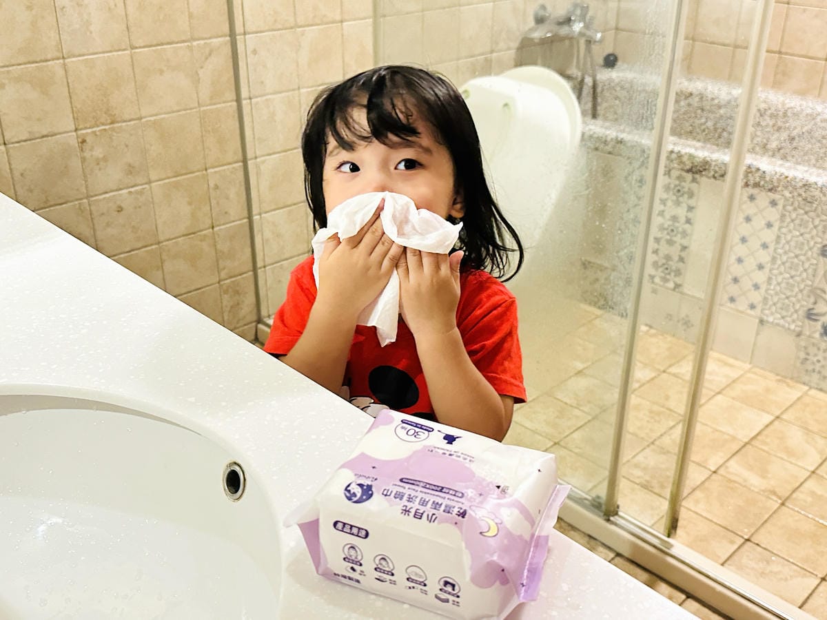 【小月光乾濕兩用洗臉巾】外出旅行、親子日常的好幫手乾濕兩用