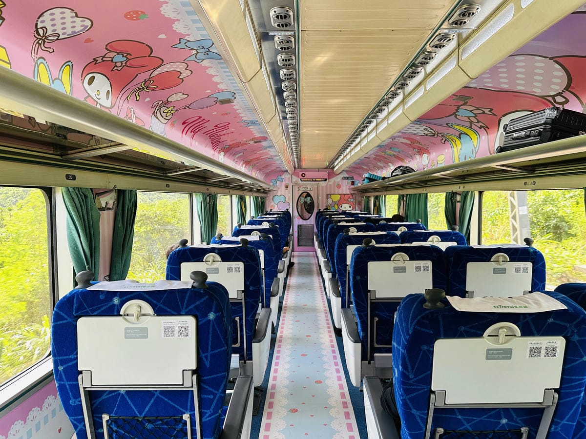 【環島之星萌旅號】三麗鷗主題列車一日環島親子同樂、拍照打卡