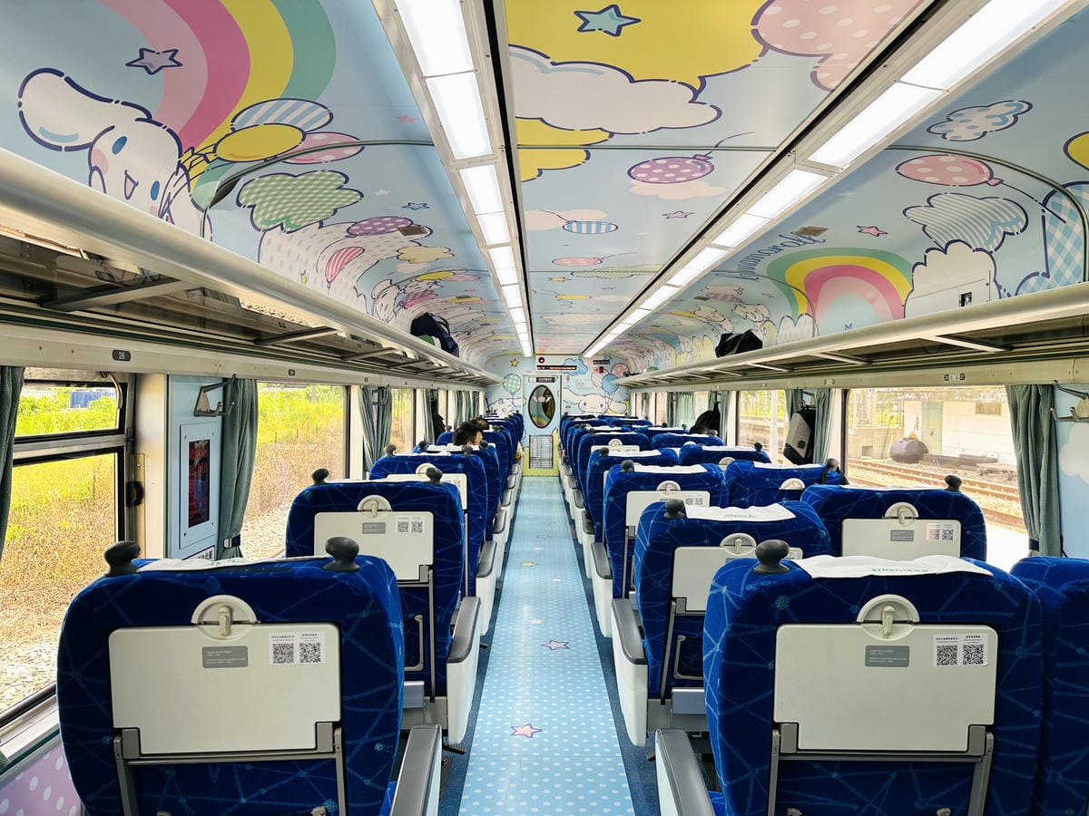 【環島之星萌旅號】三麗鷗主題列車一日環島親子同樂、拍照打卡