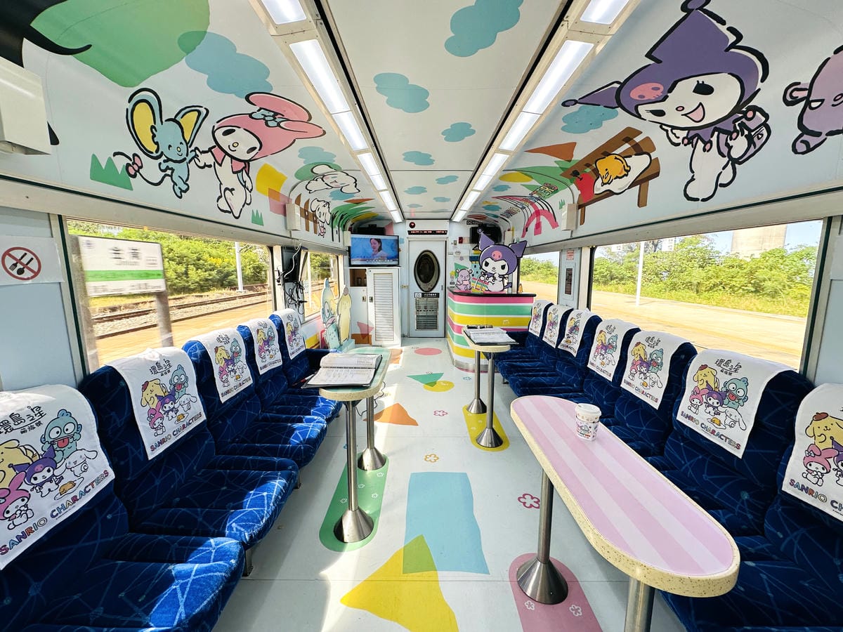 【環島之星萌旅號】三麗鷗主題列車一日環島親子同樂、拍照打卡