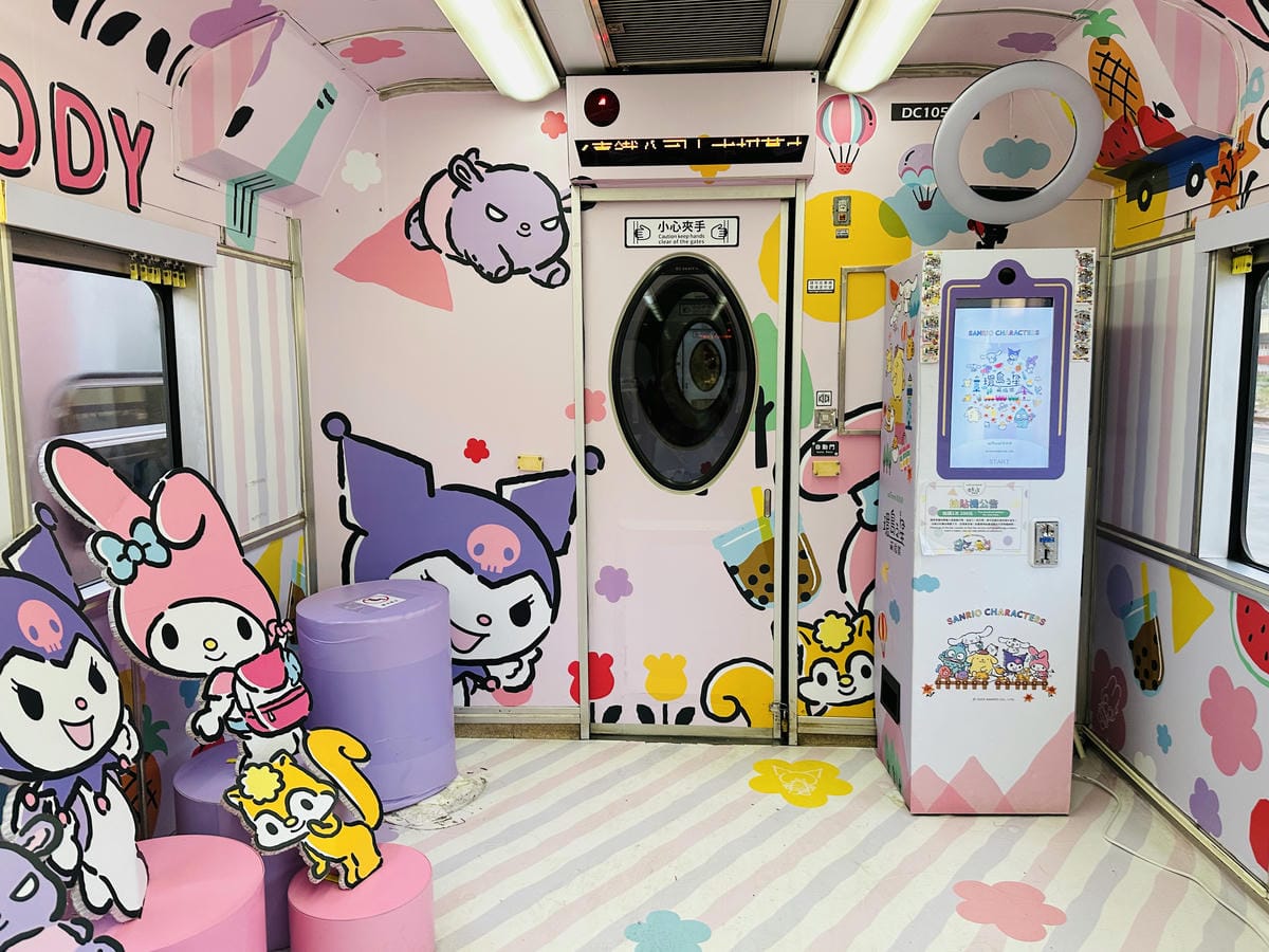 【環島之星萌旅號】三麗鷗主題列車一日環島親子同樂、拍照打卡