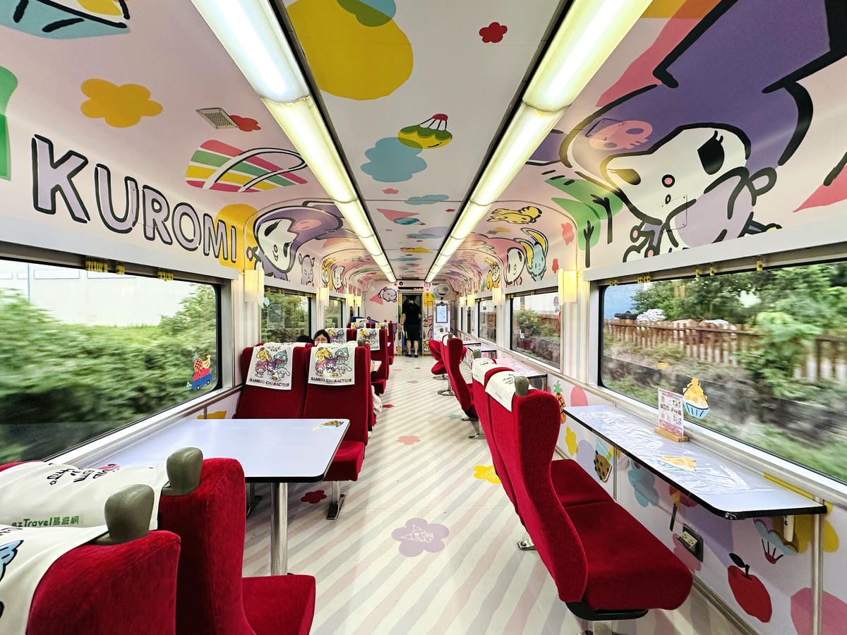 【環島之星萌旅號】三麗鷗主題列車一日環島親子同樂、拍照打卡