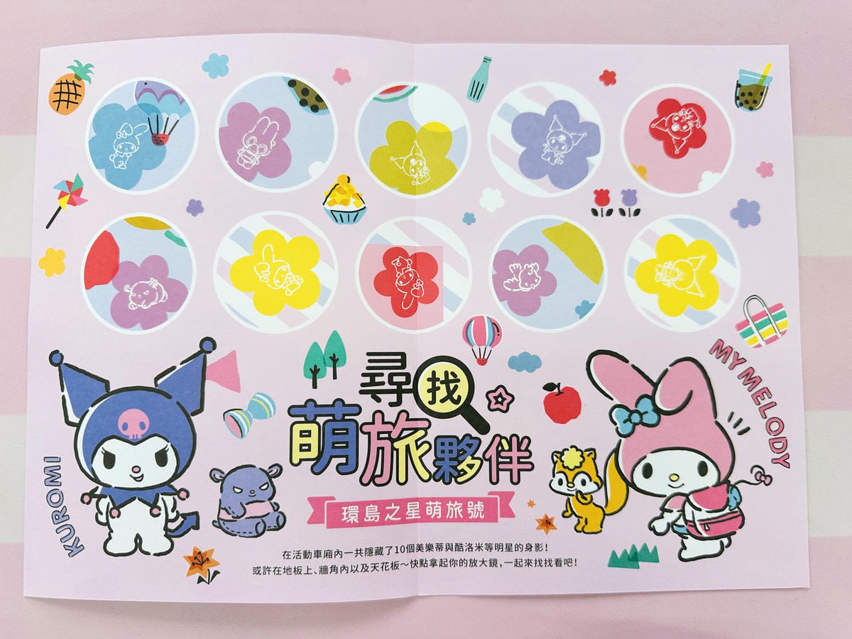 【環島之星萌旅號】三麗鷗主題列車一日環島親子同樂、拍照打卡