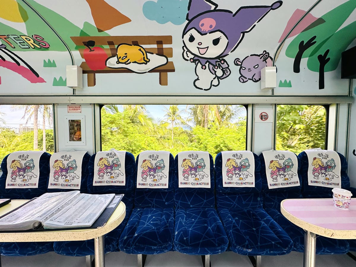 【環島之星萌旅號】三麗鷗主題列車一日環島親子同樂、拍照打卡